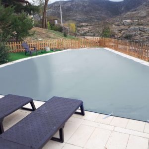 Cobertor de invierno gris