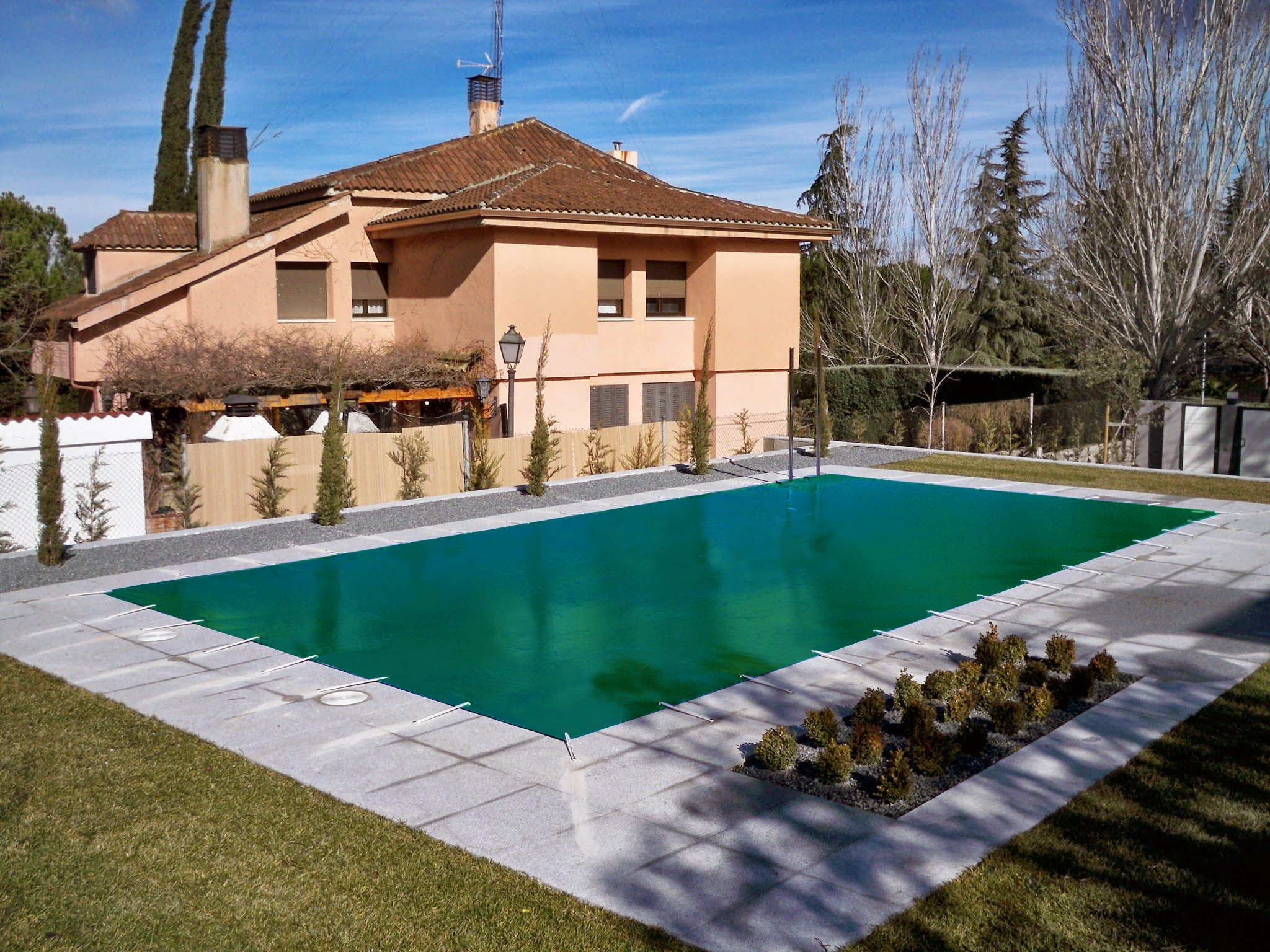 cobertor de invierno verde